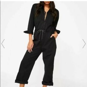 NWT- Revolve Levi’s Luella Wide leg jumpsuit-Black